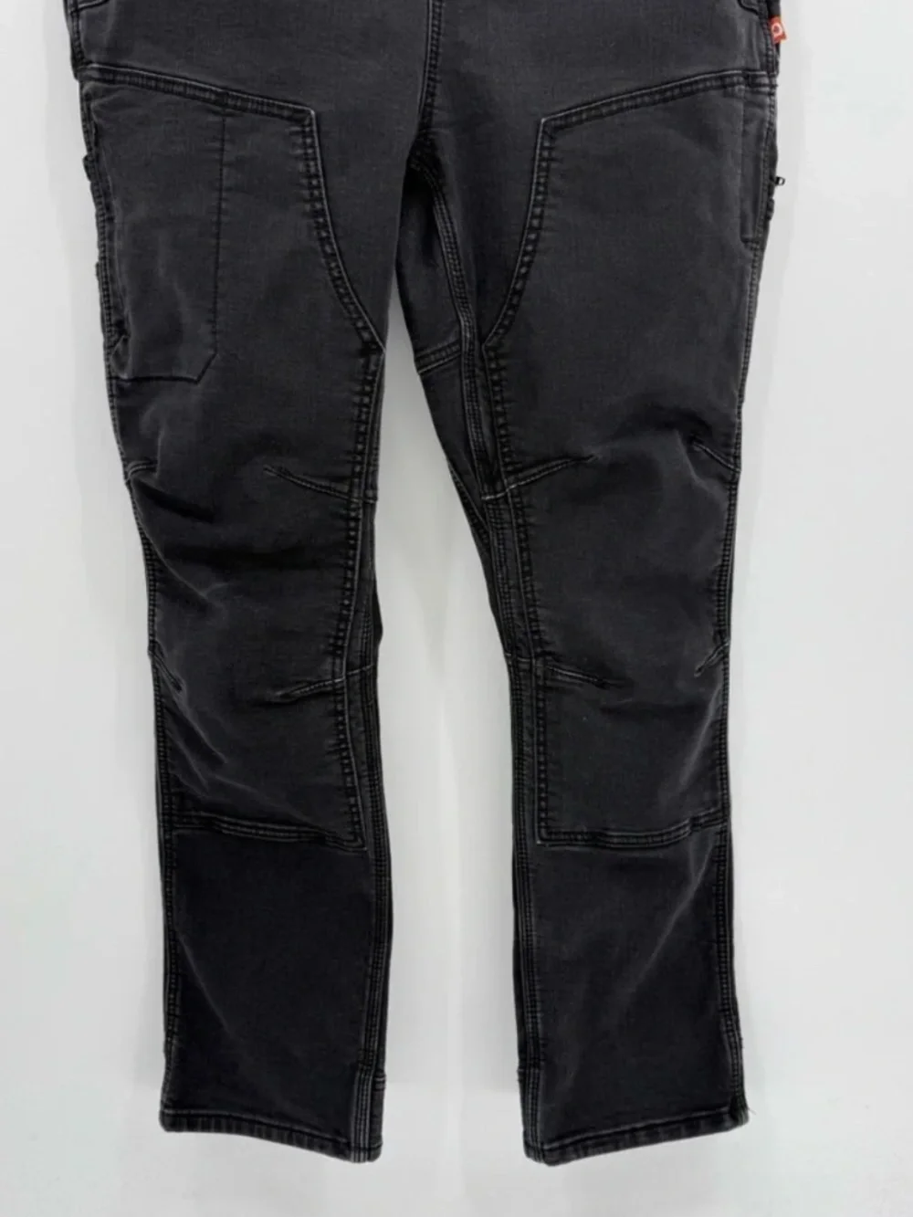 Dovetail Workwear Freshley Hotswap Thermal Denim Overalls - Black - 14x30 - Picture 8 of 9